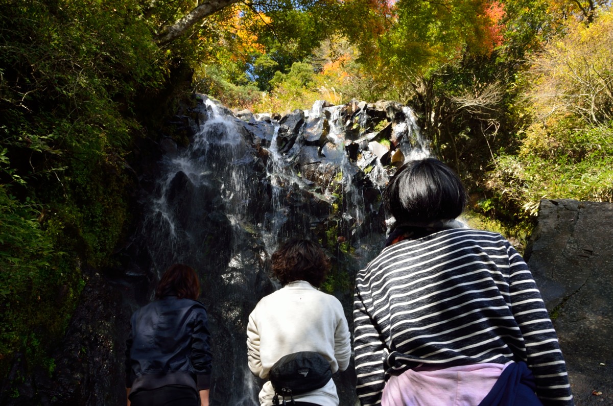 箱根の滝ガール会レポート 前編 紅葉に彩られた飛龍の滝 滝ガールの活動報告サイト Takigirl Waterfall Peace